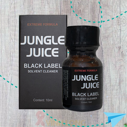 Popper Jungle Juice Black Label 10ml - Chai hít tăng ham muốn cực mạnh dành cho các bạn LGBT - Popper Vĩnh Long